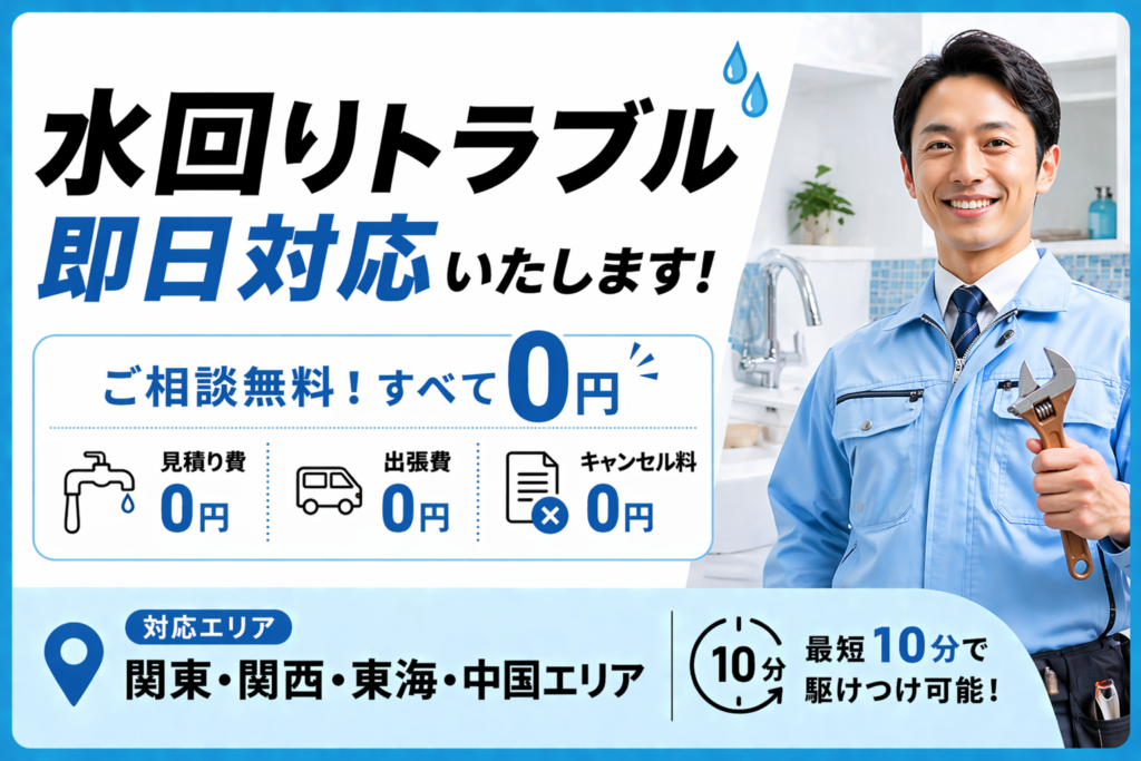 水回りトラブルなら設備人